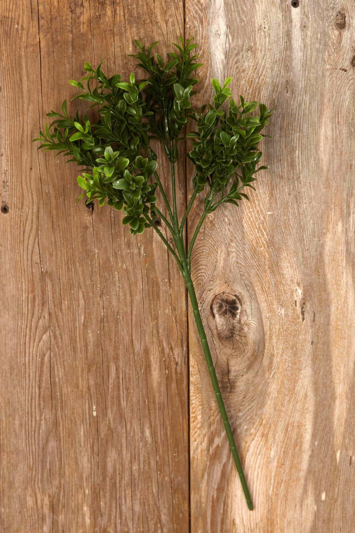 Boxwood Sprays Green 18" Set of 6