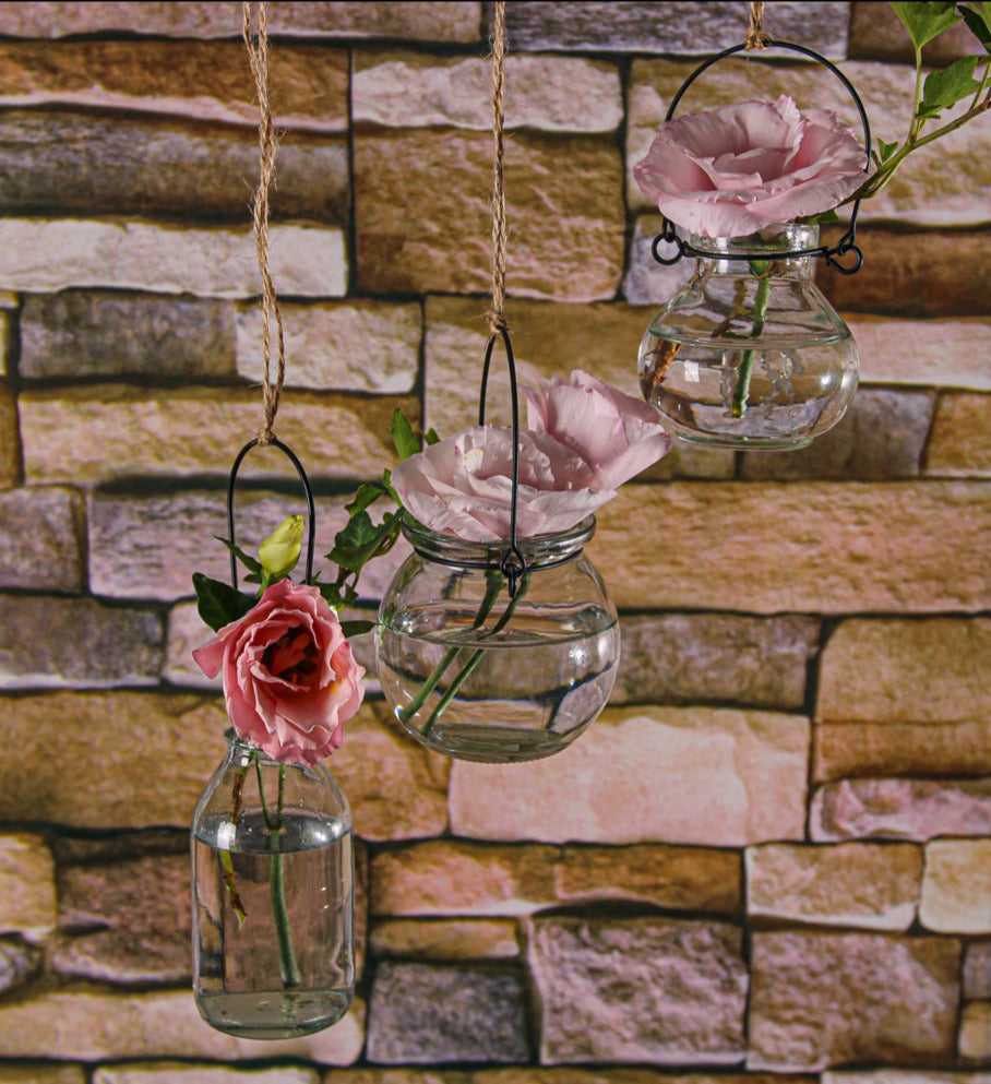 Richland Bubble Hanging Glass Vase Set of 48