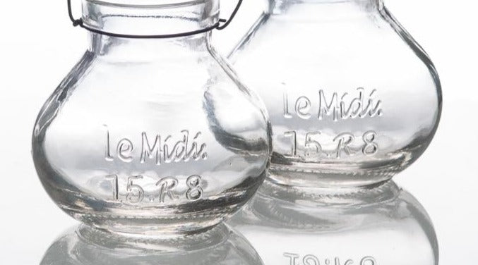 Richland Vintage Jar Hanging Glass Vase Set of 12