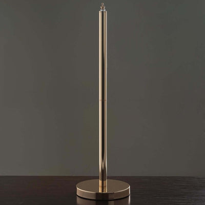 Set of 3 Metal Chandelier Lamp Stand Poles with Base – Gold Decorative Lamp Accessories - thumbnail number 3