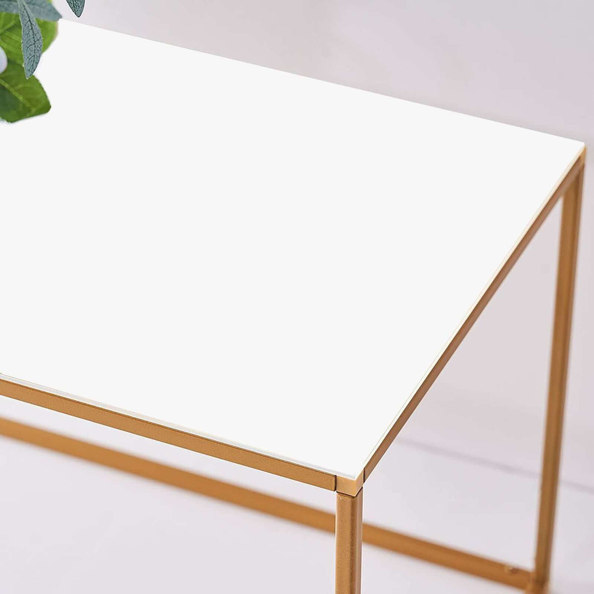 White Acrylic 40"x12" Plexiglass Sheets – 2-Pack Rectangular Side Plates with Protective Film