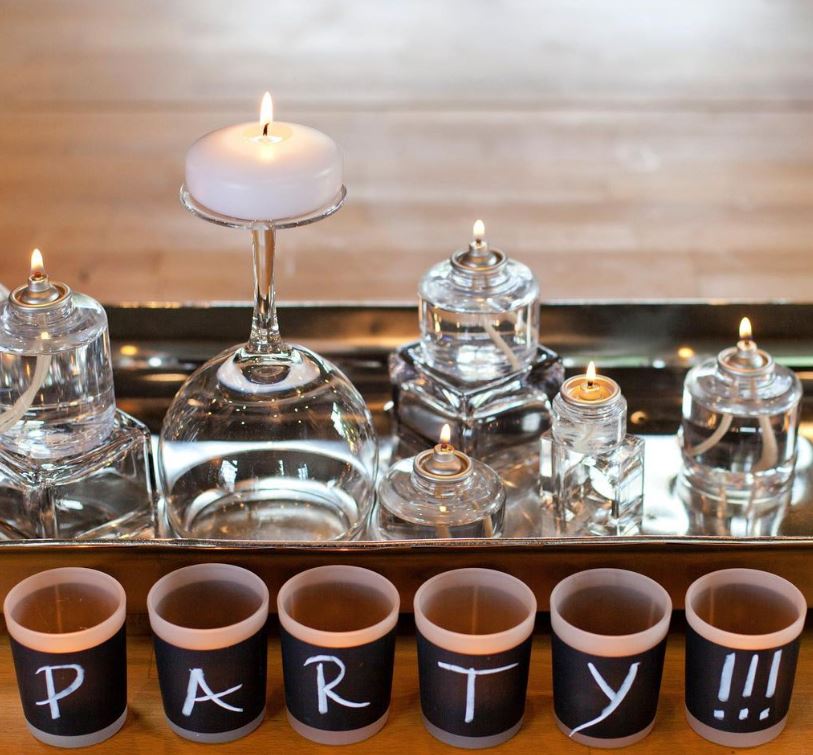 Eastland Chalkboard Votive Holder Set of 12