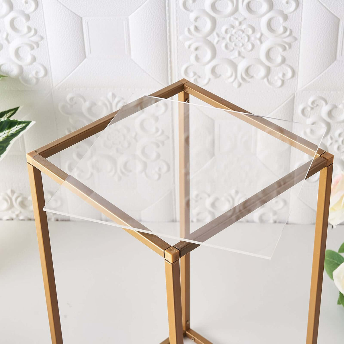 11" Square Clear Acrylic Plexiglass Sheets – 2-Pack 3mm Thick Top Plates with Film Protection