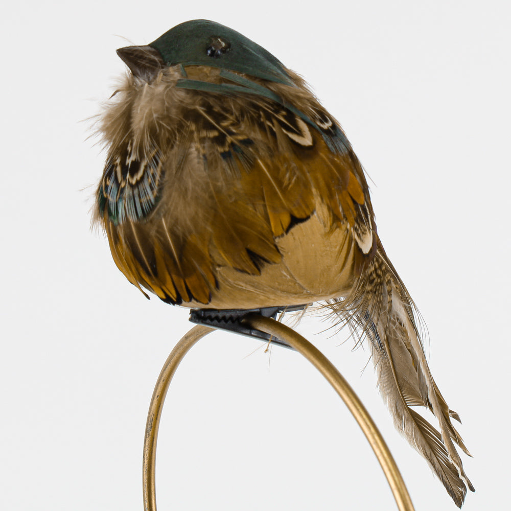 Artificial Birds Chubby Robin with Clip  5.5in