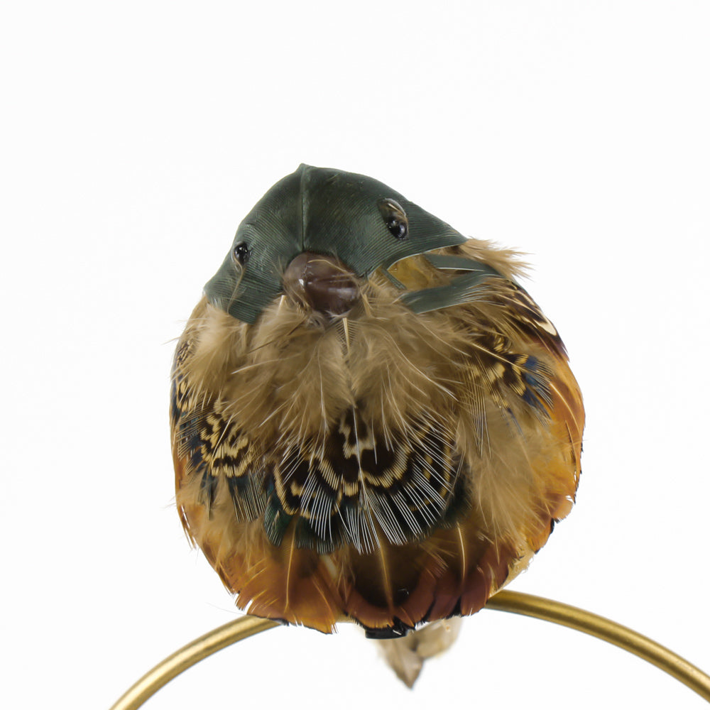 Artificial Birds Chubby Robin with Clip  5.5in