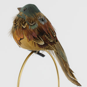 Artificial Birds Chubby Robin with Clip  5.5in