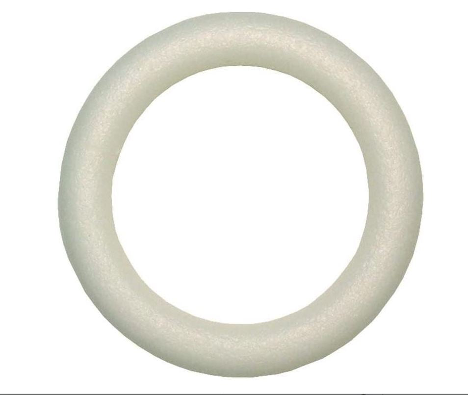 Styrofoam Wreath Ring 10 in. Extruded Wreath Form