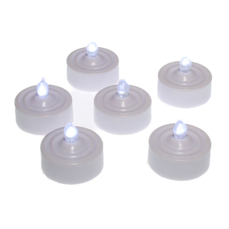Richland Flameless LED Tealight Candles White Set of 12 - thumbnail number 1