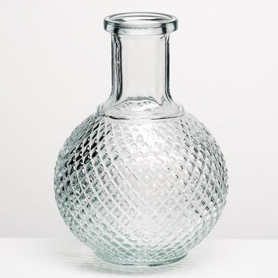 Richland Textured Glass Perfume Vase 6" Set of 24