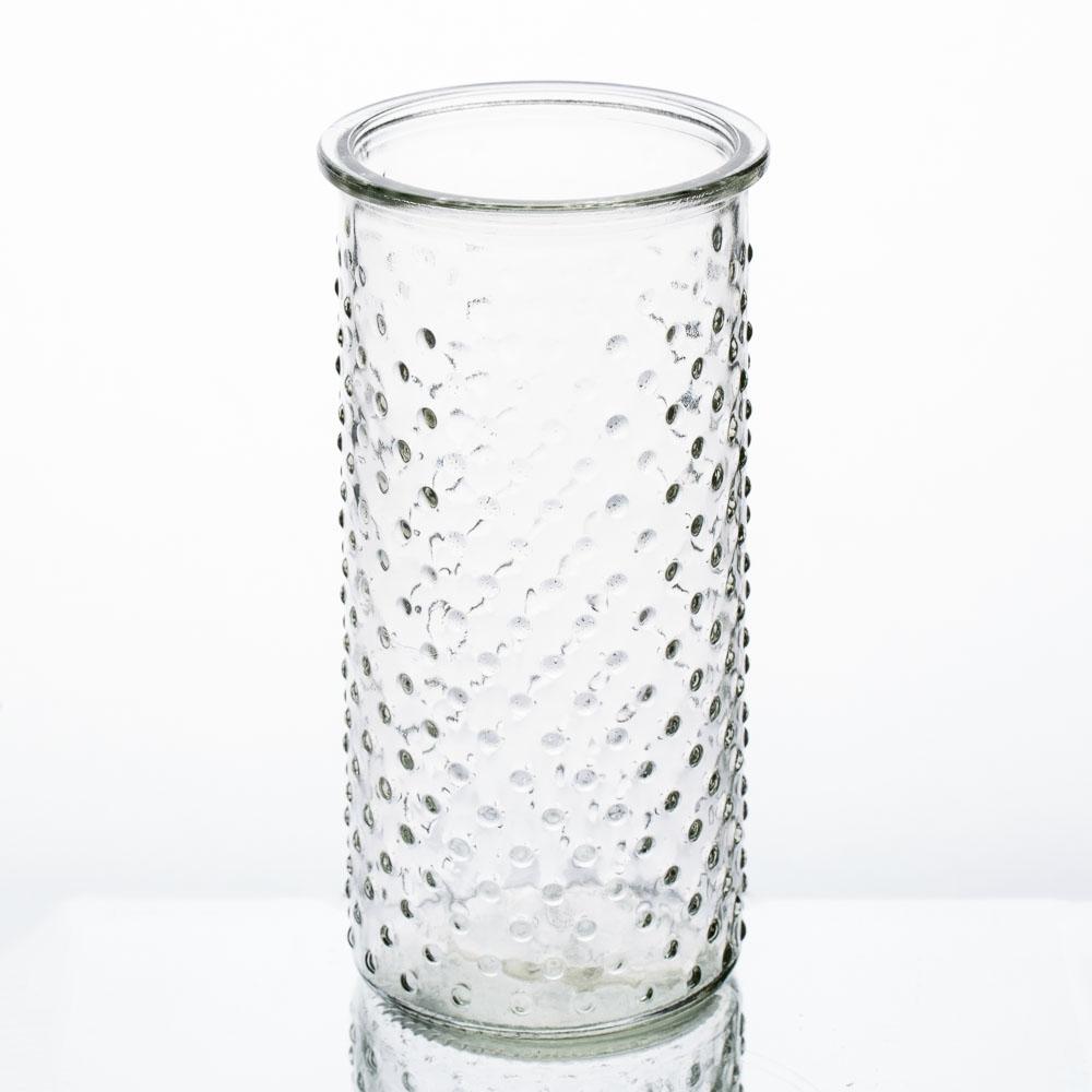 Richland Cylinder Vase Dotted Swiss Small