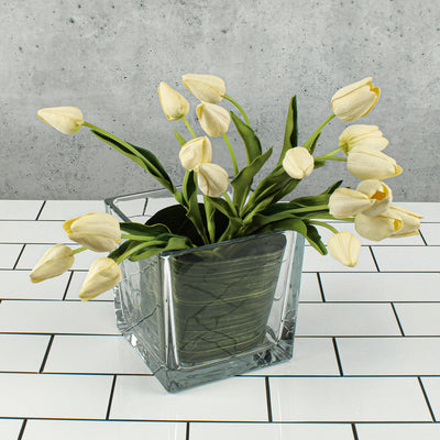 variegated aspidistra ti leaf floral ribbon 4in x 50 yards - thumbnail number 2