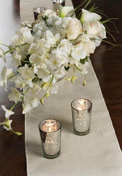 natural linen table runner 12 5 x 120 - thumbnail number 3