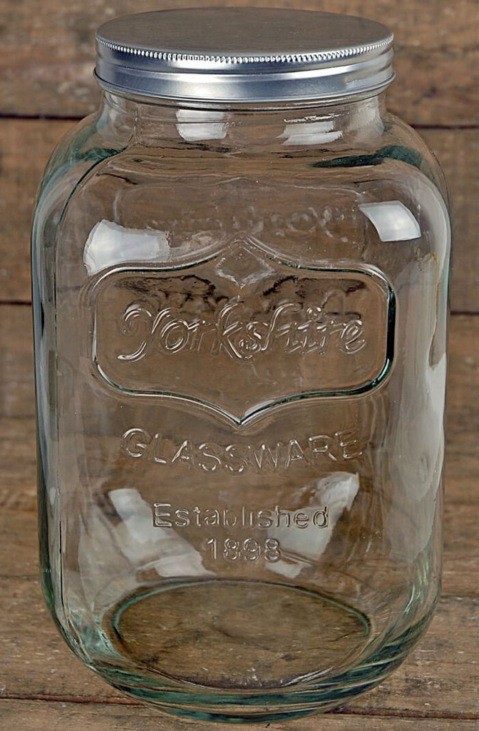 One Gallon Yorkshire Glassware Mason Jar by Quick Candles