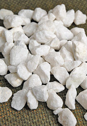 white cobble stones 1 lb vase filler