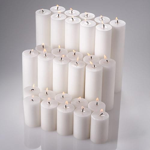richland pillar candles 2 x3 2 x6 2 x9 set of 30