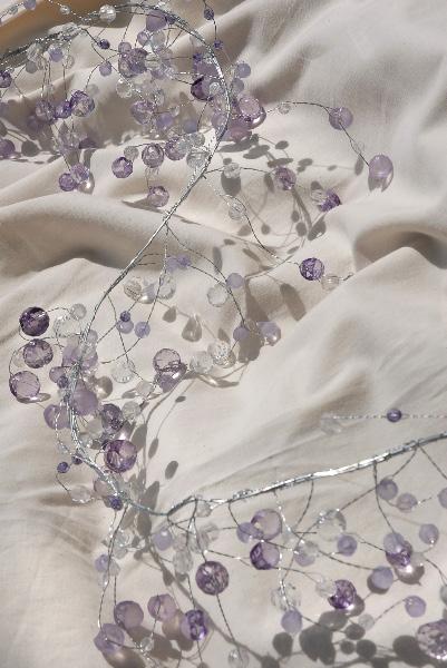 Touch of Lavender Crystal Garland 4ft