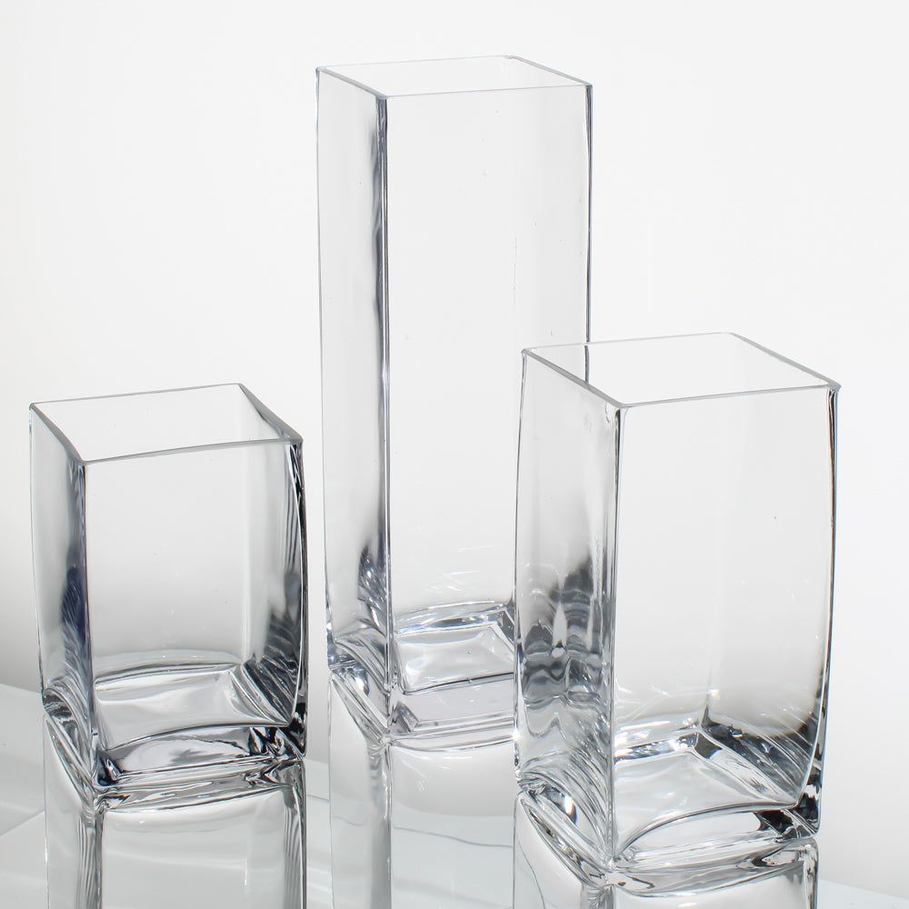 Eastland Square Vases 6", 8" & 12"