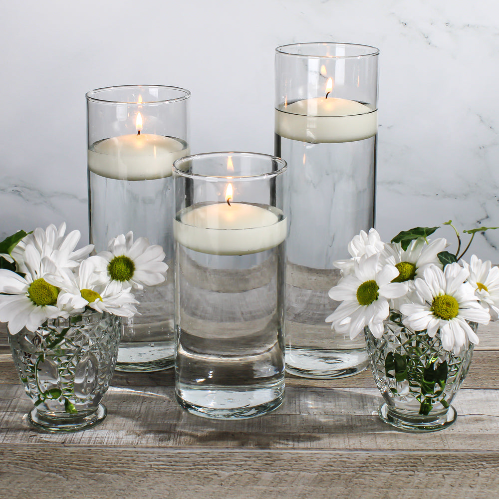 Richland Floating Candles 3" Light Ivory Set of 12