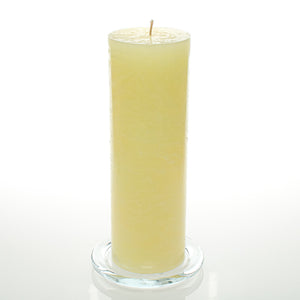 Richland Rustic Pillar Candle 3"x 9" Ivory