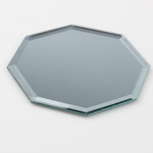 Six 12 Round Glass Table Centerpiece Mirrors