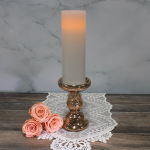 richland flameless led pillar candle 3 x9 white