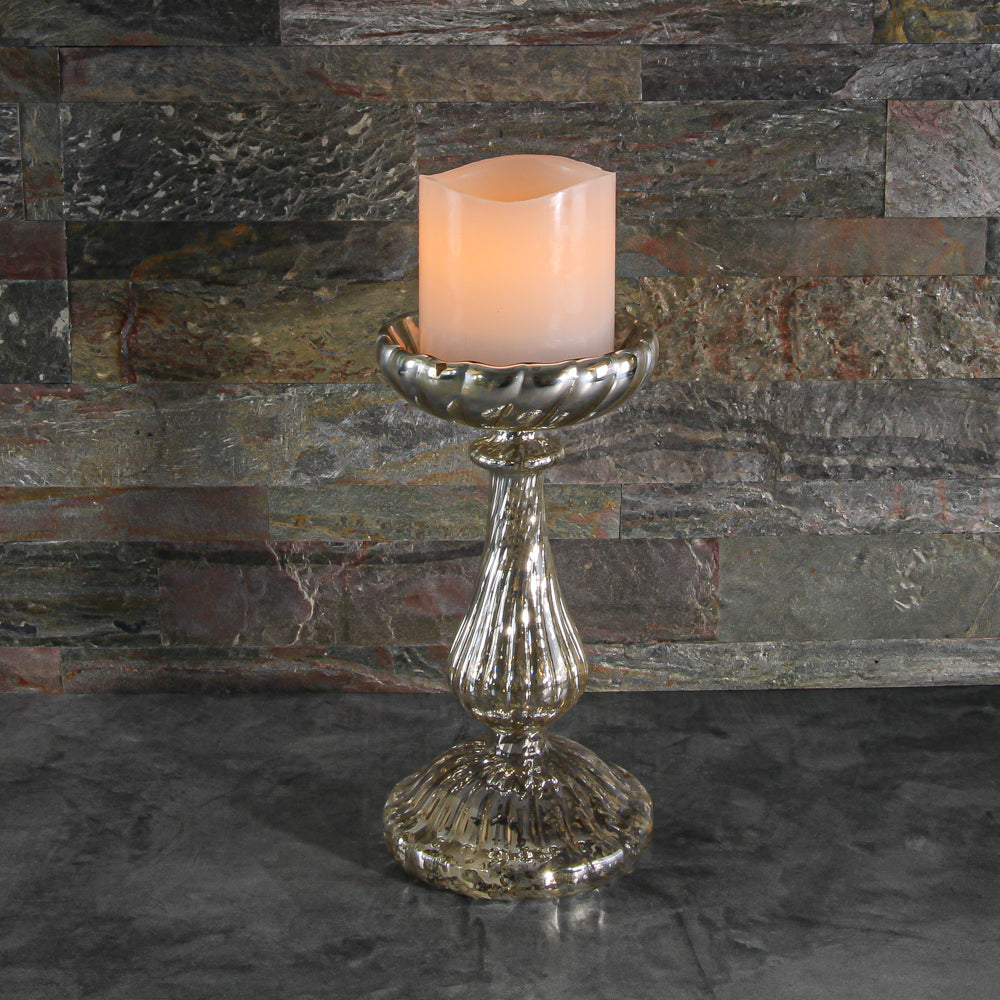 richland led wavy top pillar candle white 3x3 set of 6