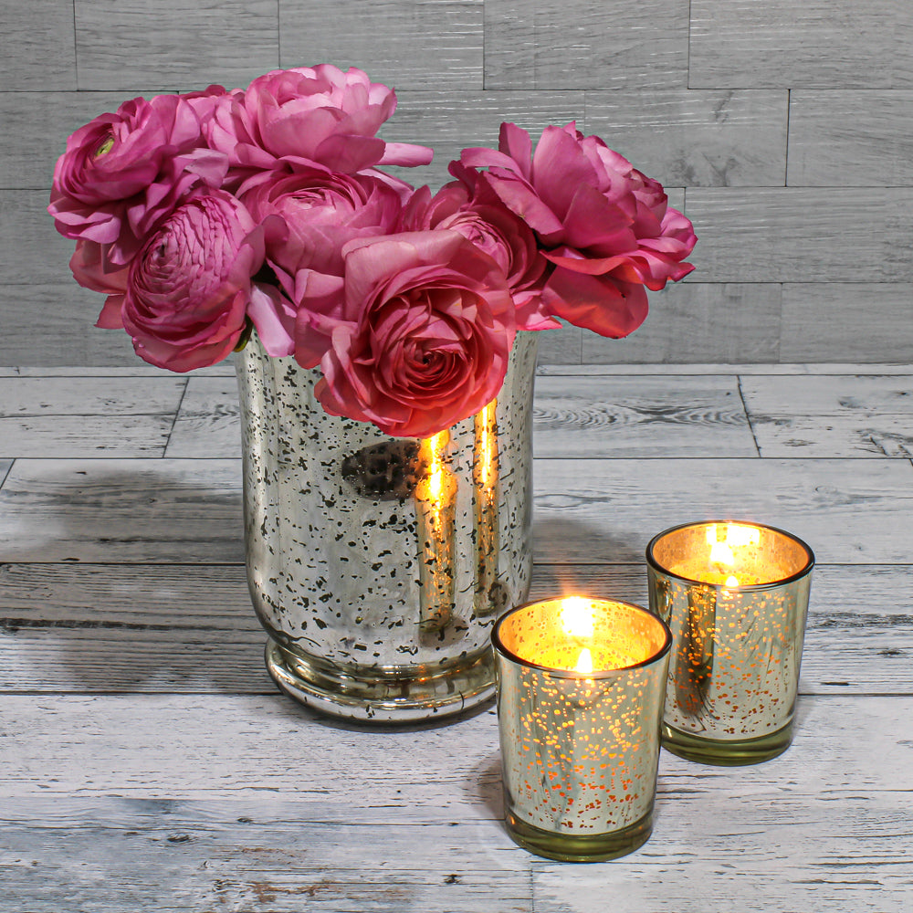 Hurricane Glass Candle Holders: Candle Vases & Glassware