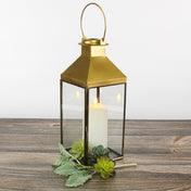 Metal Lantern Gold 5.5x14in - thumbnail number 2