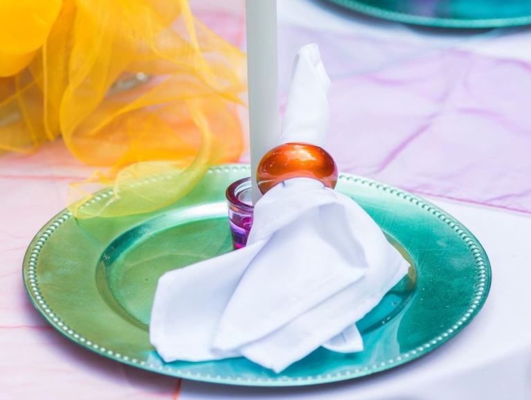 Richland Napkin Ring 2.3" Orange Set of 24