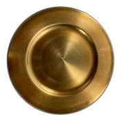 Richland Plain Charger Plate 13" Gold - thumbnail number 1