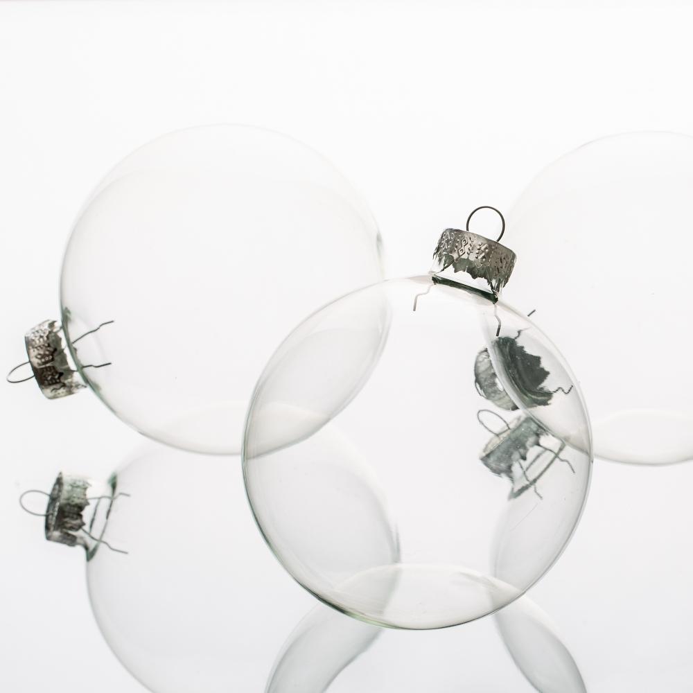 Richland Glass Ornaments 3” Set of 24