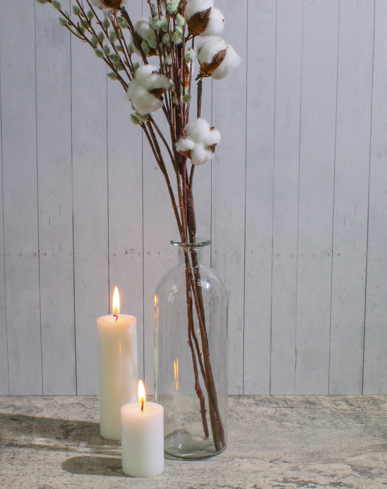 Richland Apothecary Glass Bottle 10" Set of 6