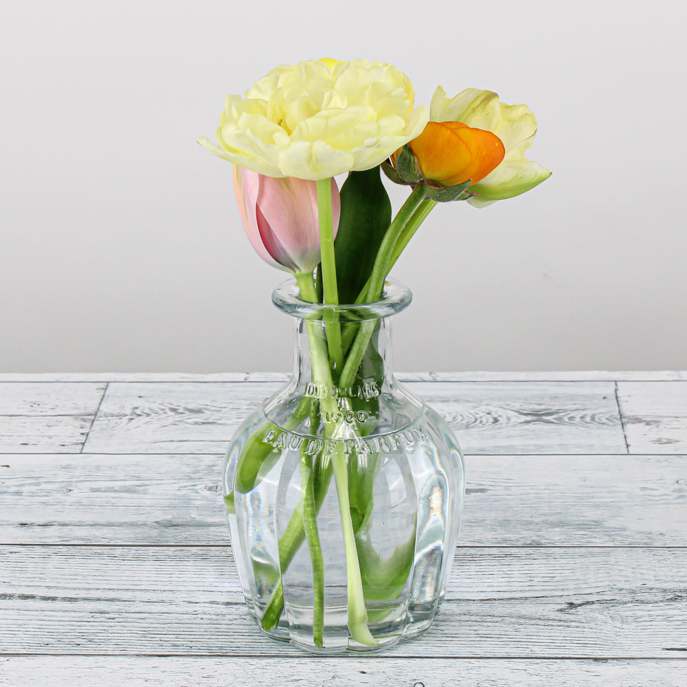 Richland Vintage French Parfum Glass Bottle 5.5"