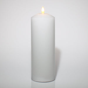 Richland 3"X8" Bullet LED Wax Candle White