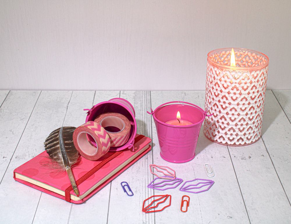 Richland 2" Iron Favor Bucket, Fuchsia Set of 100