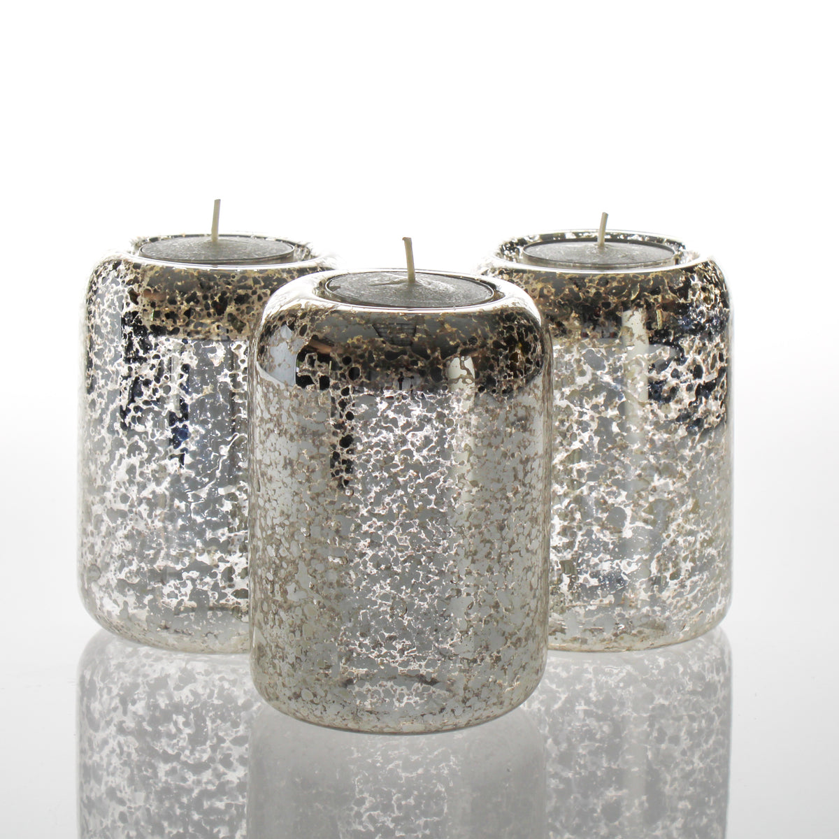 Richland Mercury Leopard Tealight Holder – Medium Set of 12