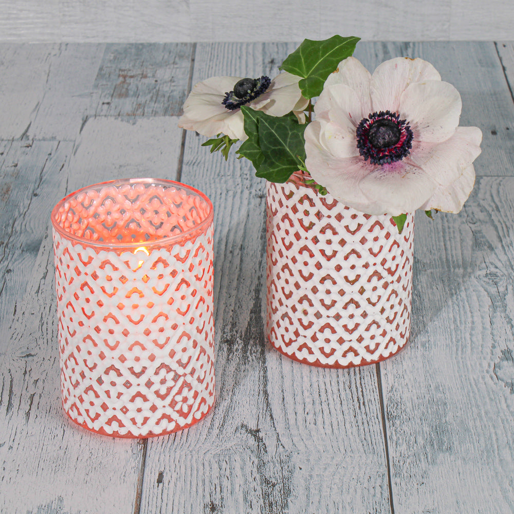 Richland Daisy White Vase