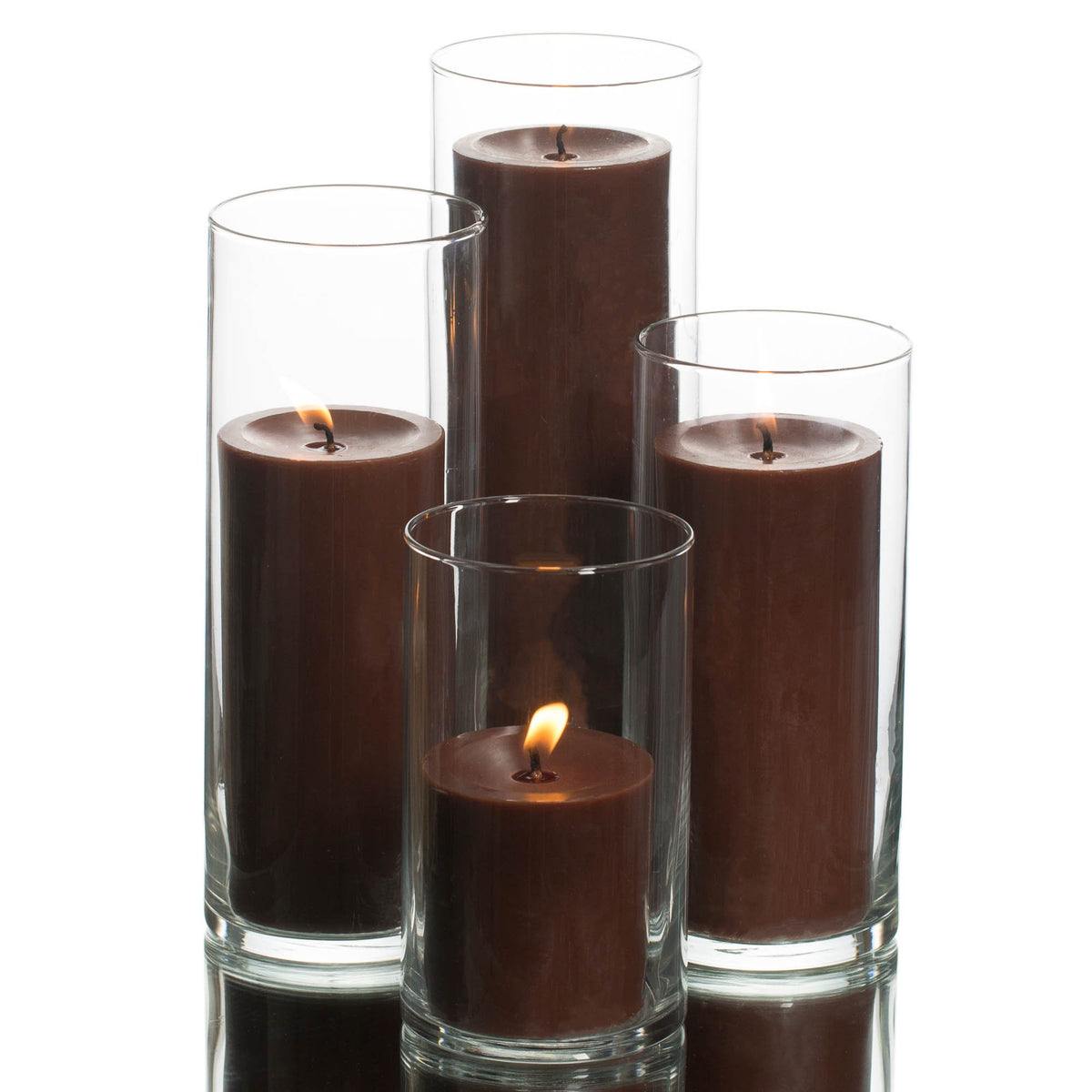 richland pillar candles eastland cylinder holders set of 4