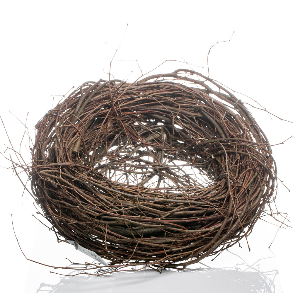 XL 30 BIRDS NESTS ON STEMS BRANCHES Grapevine EASTER SPECKLED EGGS Floral  Decor