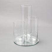 Eastland Round Mirror and Cylinder Vase Centerpiece Set of 48 - thumbnail number 6