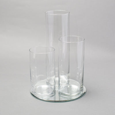 Eastland Round Mirror and Cylinder Vase Centerpiece Set of 48 - thumbnail number 6