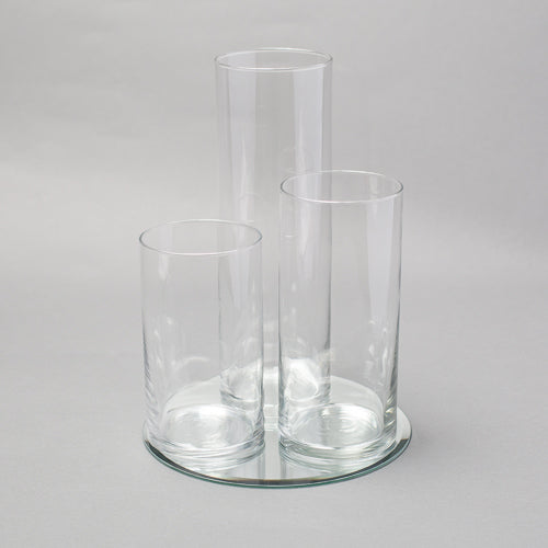 Eastland Round Mirror and Cylinder Vase Centerpiece Set of 48 - thumbnail number 6