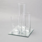 Eastland Square Mirrors and Cylinder Vases Centerpiece Set of 48 - thumbnail number 5