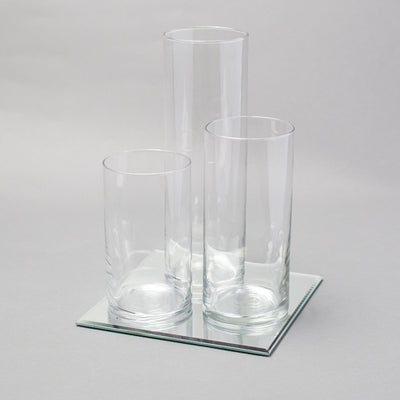 Eastland Square Mirrors and Cylinder Vases Centerpiece Set of 48 - thumbnail number 5