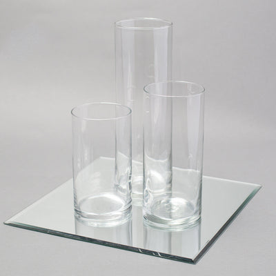 Eastland Square Mirrors and Cylinder Vases Centerpiece Set of 48 - thumbnail number 6