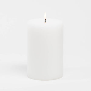 richland 4 x 6 white pillar candles set of 6