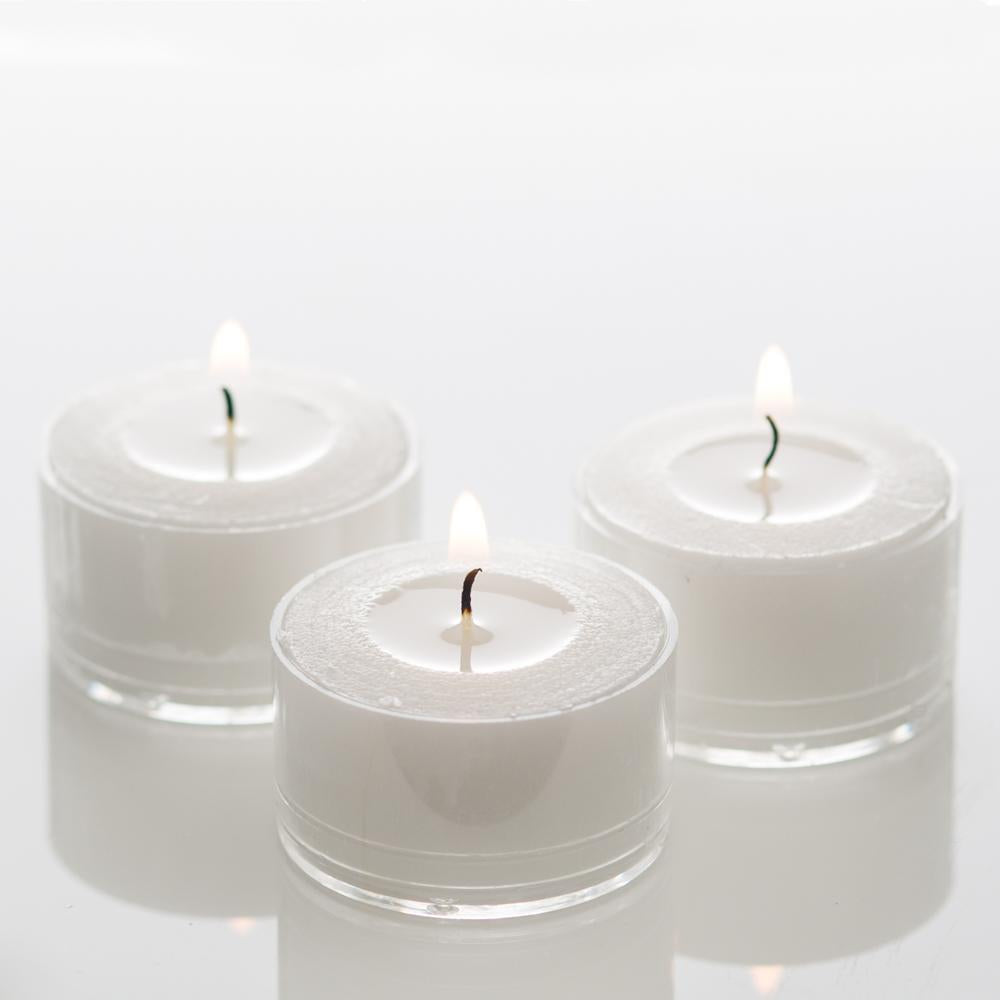 Richland Clear Extended Burn Tealight Candles White Unscented Set of 100