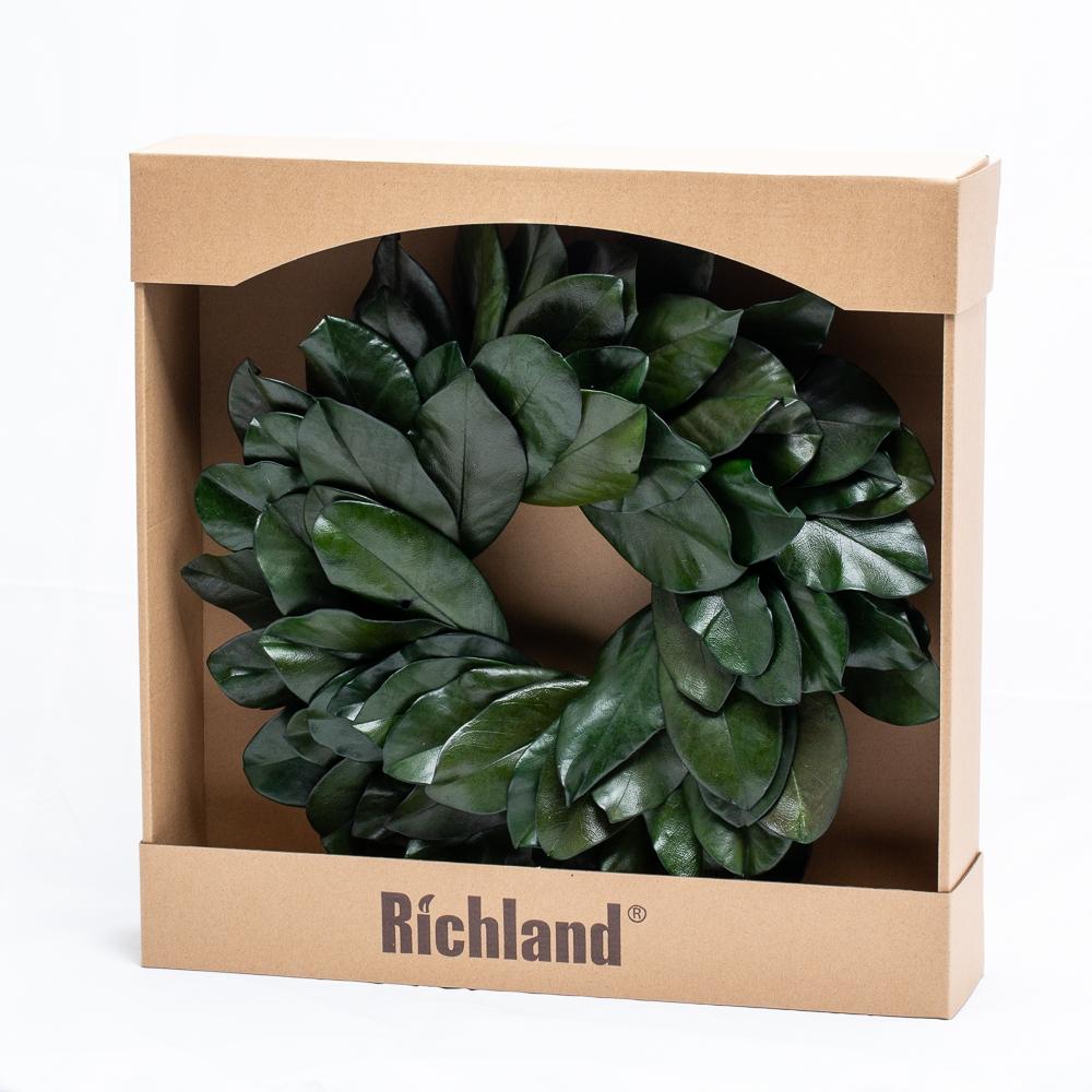 Richland Preserved Magnolia Wreath 17"