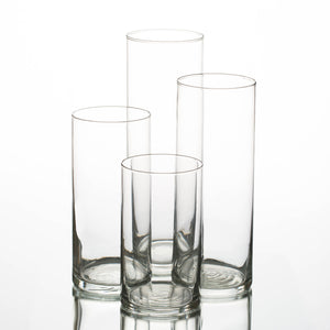 Eastland Cylinder Vases 6" , 7.5", 9" & 10.5" Set of 48