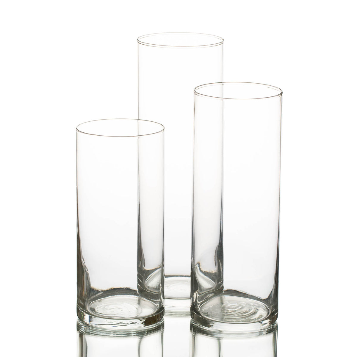 eastland cylinder floating candle holders 6 7 5 10 5 set of 36